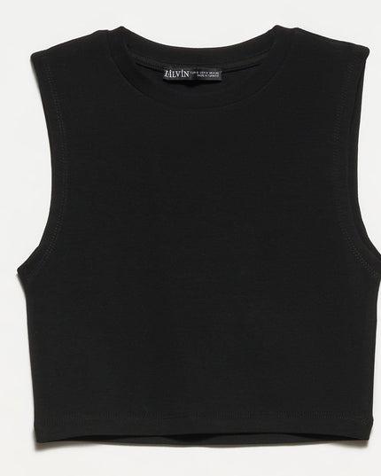 Basic Stretch Crop Top