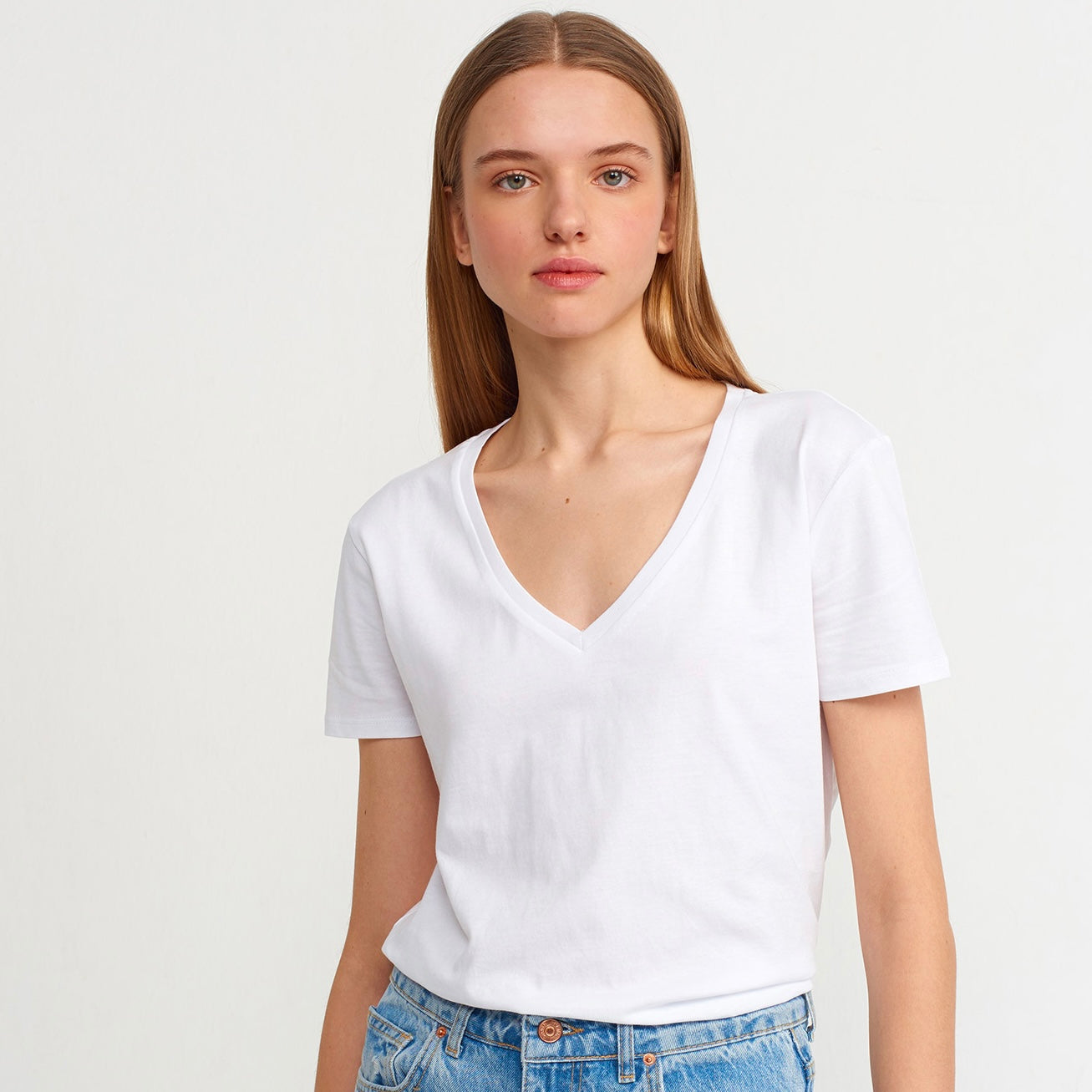 V-Neck Basic T-Shirt