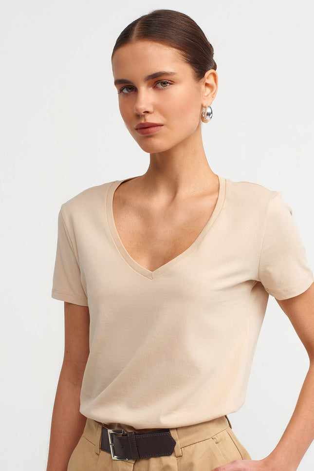 V-Neck Basic T-Shirt