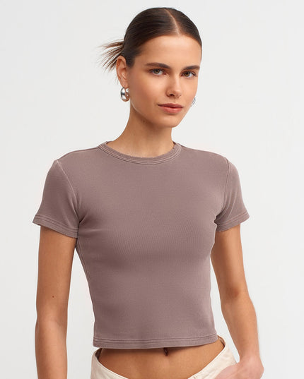 T-Shirt with Wash Effect