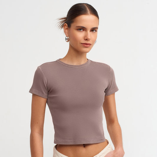 T-Shirt with Wash Effect
