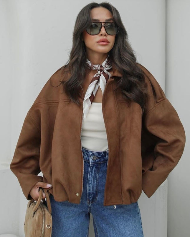 Brown Suede Jacket