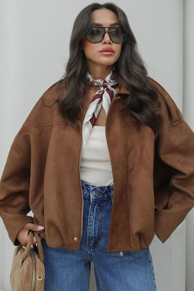 Brown Suede Jacket