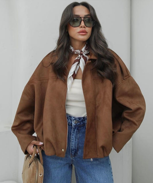 Brown Suede Jacket