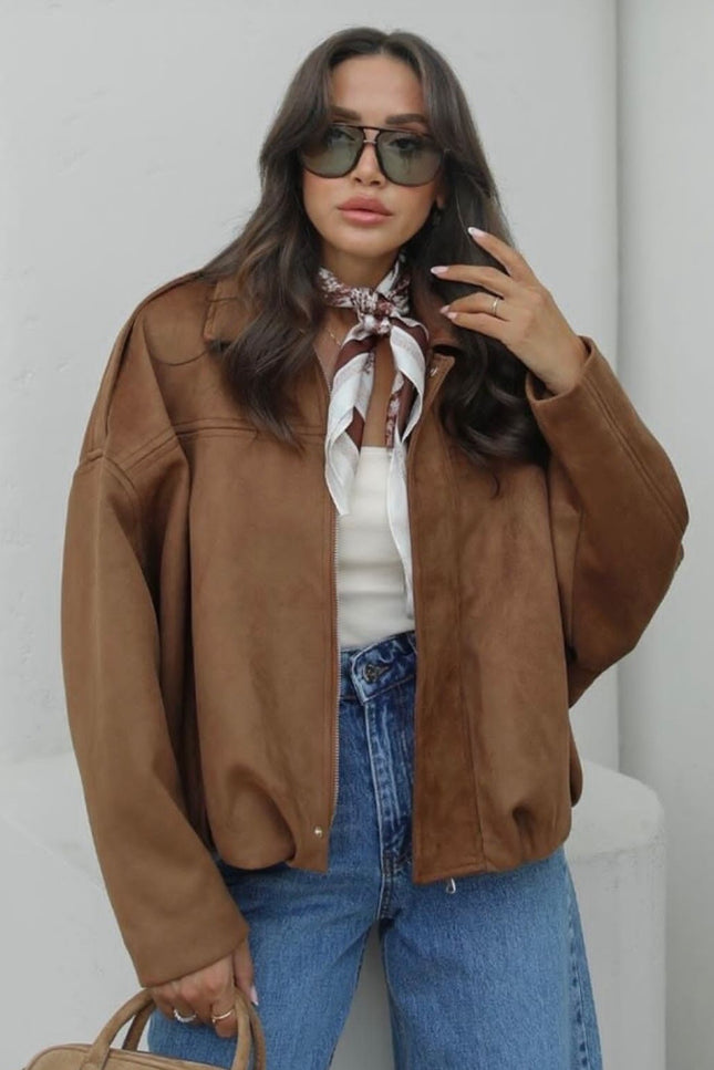 Brown Suede Jacket
