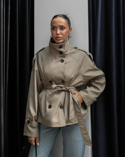 DİORA TRENCH COAT -Beige