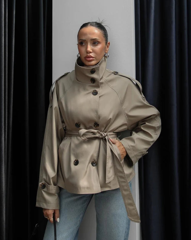 DİORA TRENCH COAT -Beige