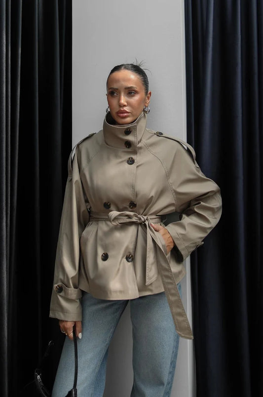 DİORA TRENCH COAT -Beige