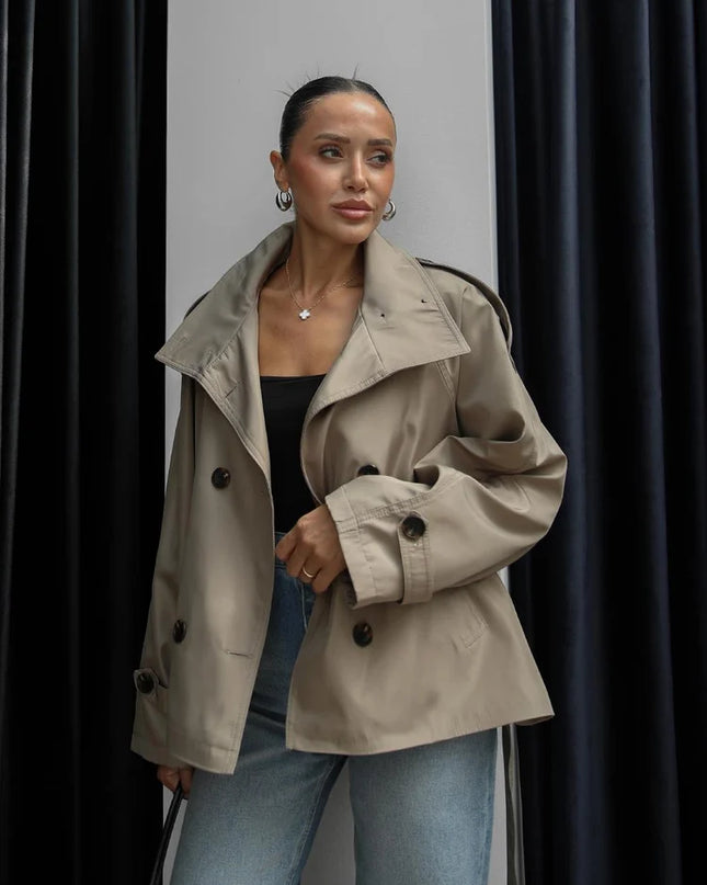 DİORA TRENCH COAT -Beige