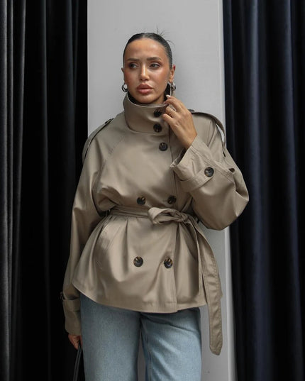 DİORA TRENCH COAT -Beige