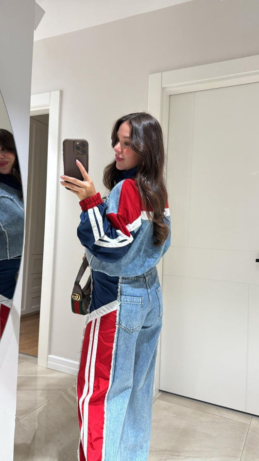 Flora Denim Set