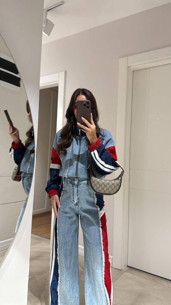 Flora Denim Set