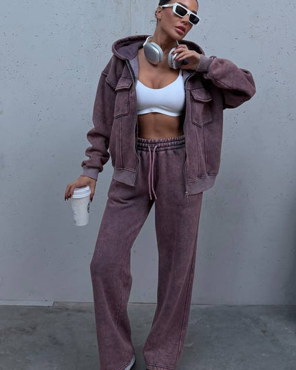 Sola Tracksuit Brick color