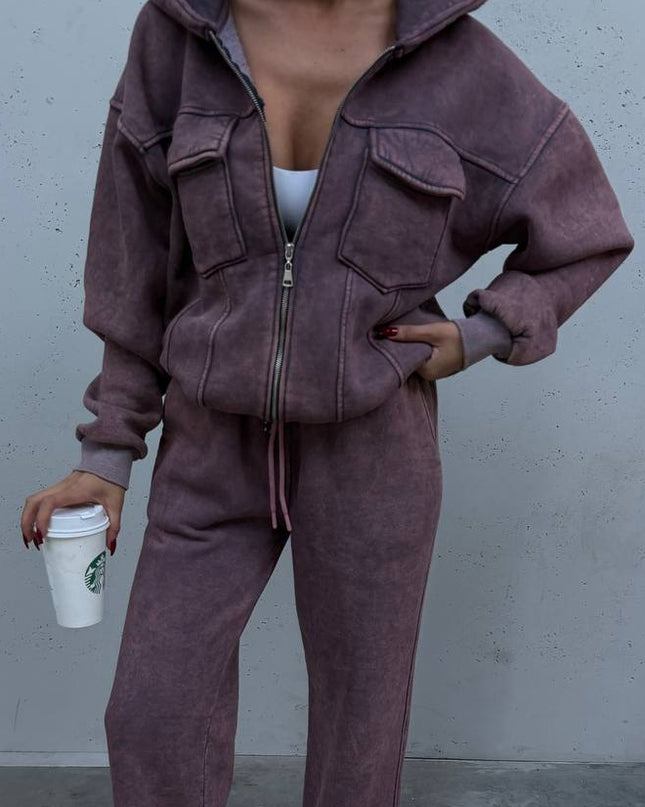 Sola Tracksuit Brick color