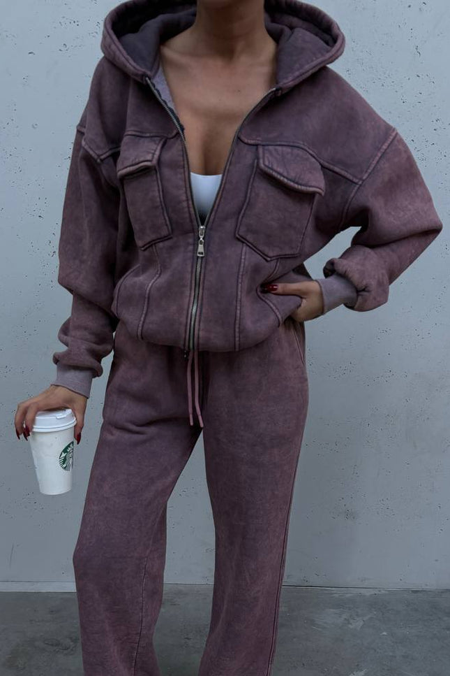 Sola Tracksuit Brick color