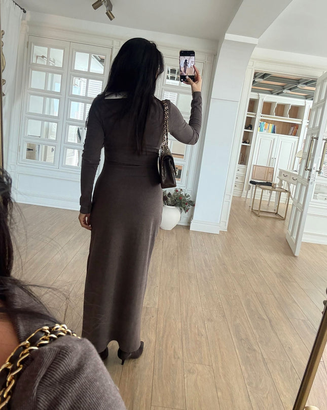 Selena Boat Neck Dress