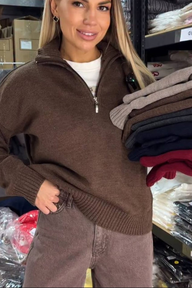 Ayer Knitwear - Brown
