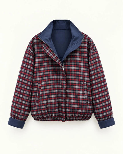 Lydia Navy Double-sided jacket