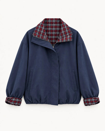 Lydia Navy Double-sided jacket