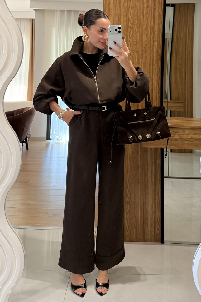 Brewa Bitter Coffee Bomber Jacket and Pants Set