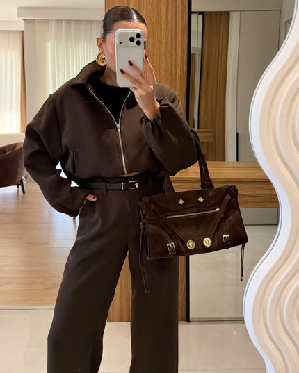Brewa Bitter Coffee Bomber Jacket and Pants Set