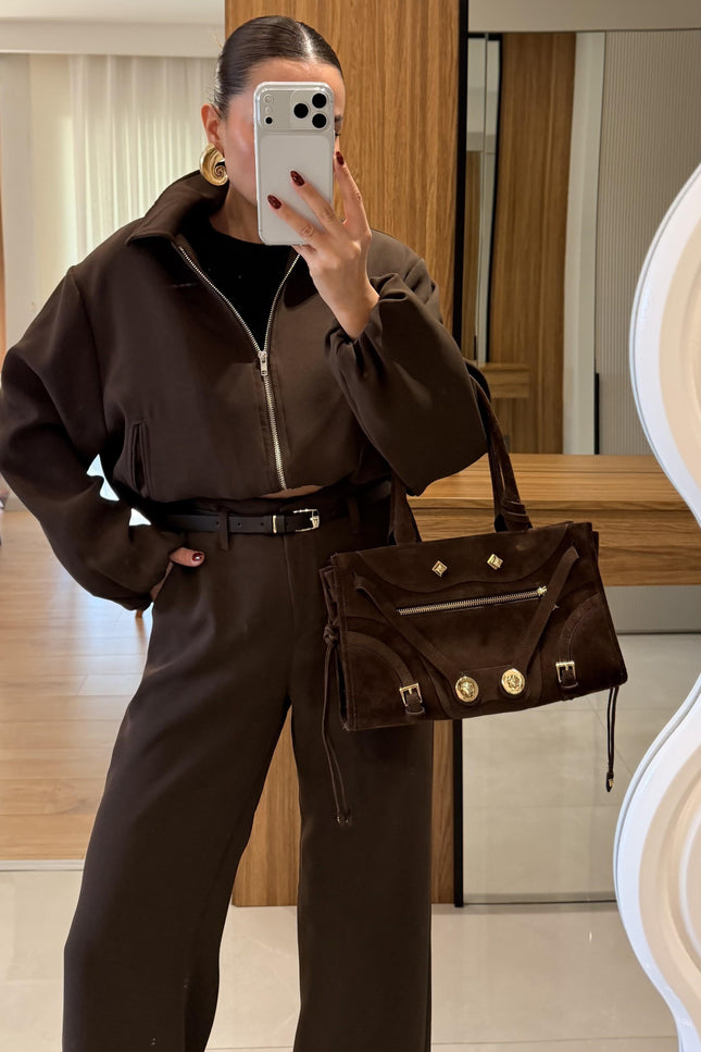 Brewa Bitter Coffee Bomber Jacket and Pants Set