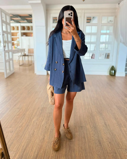 Tolstoy Jacket and Shorts Set