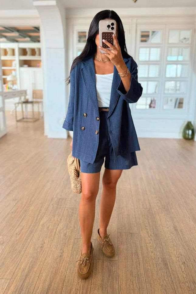 Tolstoy Jacket and Shorts Set