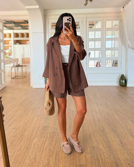 Tolstoy Jacket and Shorts Set