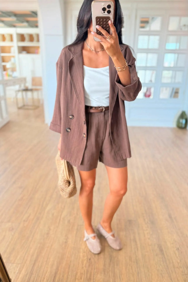 Tolstoy Jacket and Shorts Set
