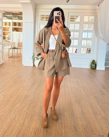 Tolstoy Jacket and Shorts Set