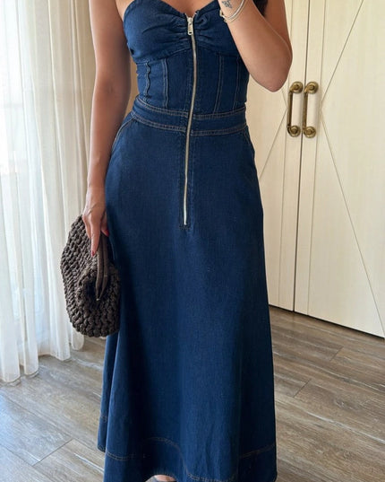Praia Denim Dress