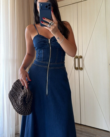 Praia Denim Dress