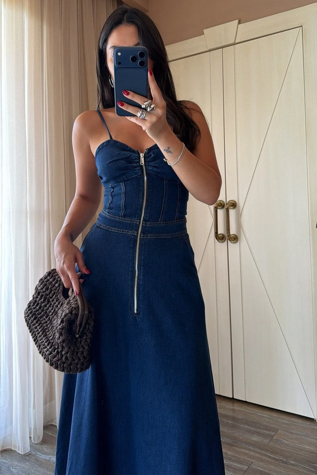 Praia Denim Dress