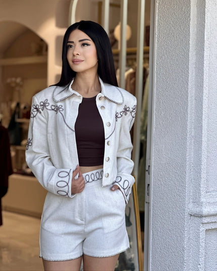 Kay Set Jacket with Short (QUZU BRAND)