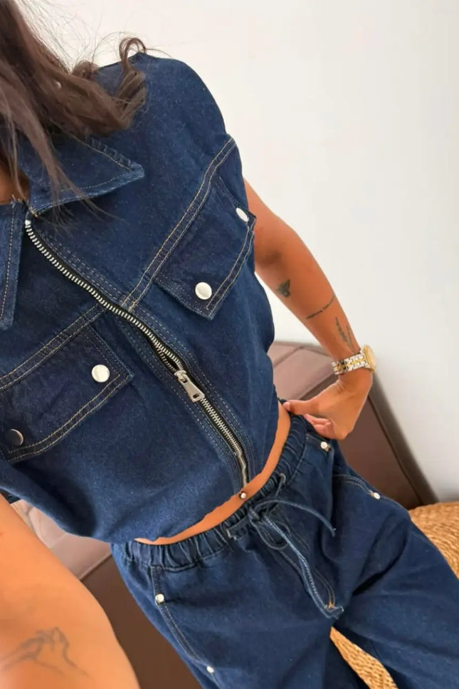 Ashly Denim Set