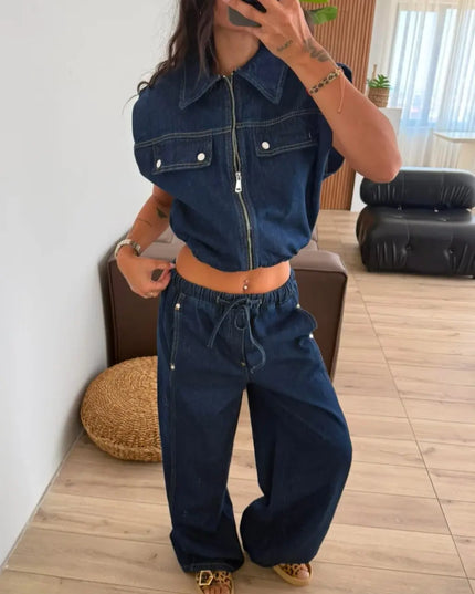 Ashly Denim Set