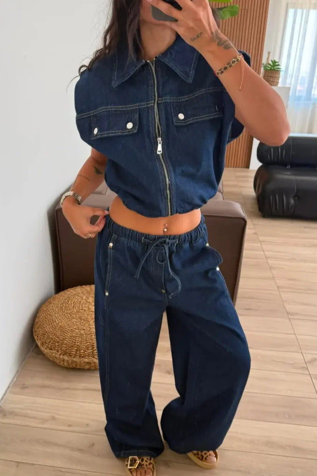 Ashly Denim Set