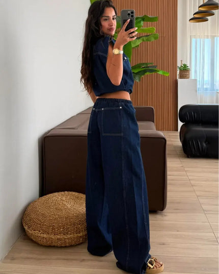 Ashly Denim Set