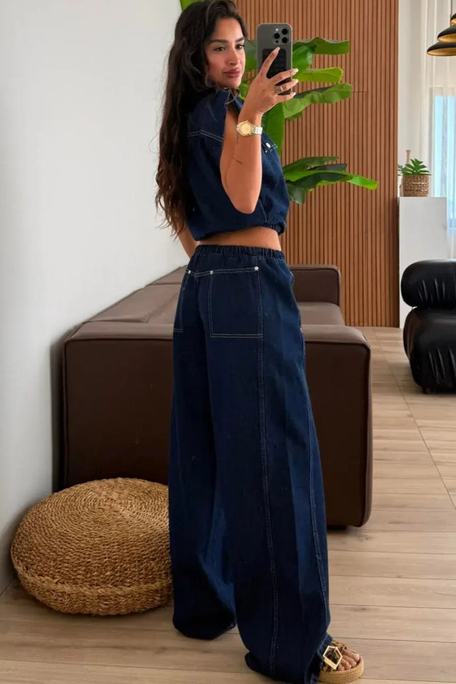 Ashly Denim Set