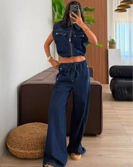 Ashly Denim Set