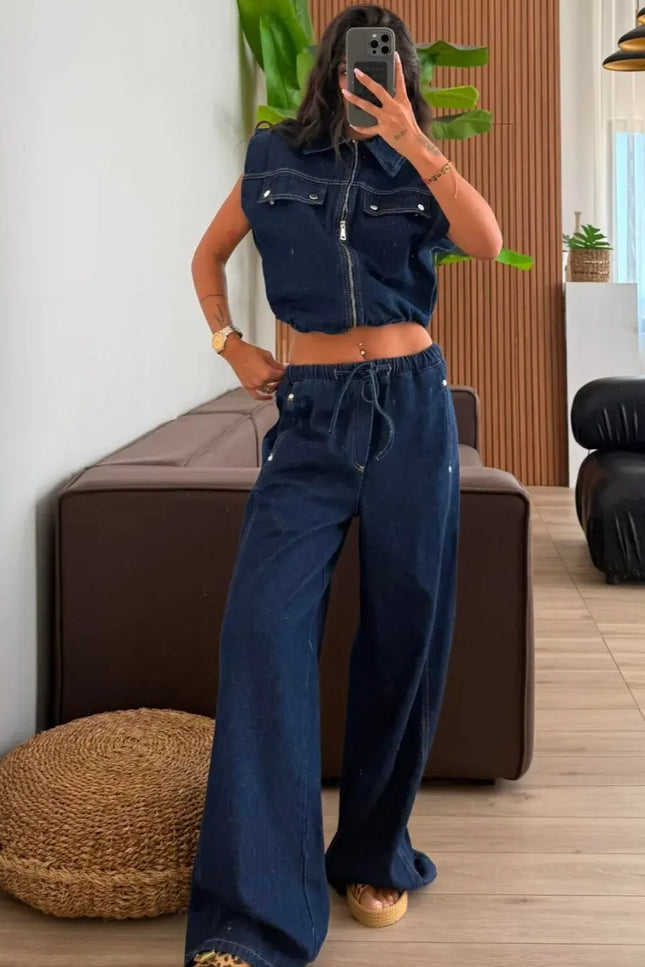 Ashly Denim Set