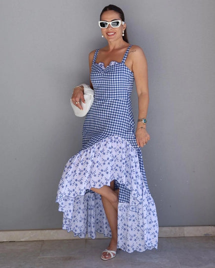 Ashly Strappy Asymmetrical Dress