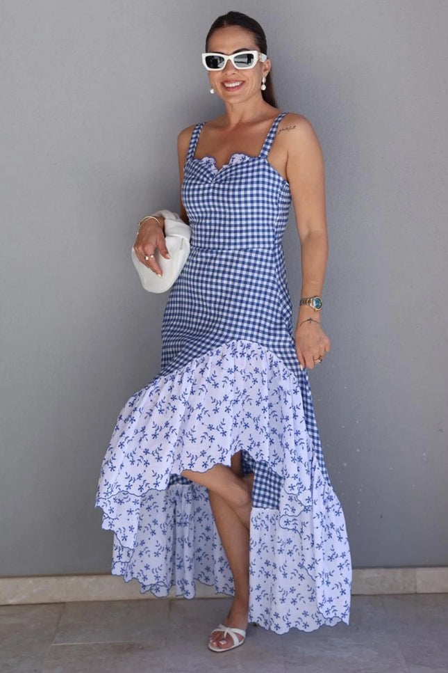 Ashly Strappy Asymmetrical Dress