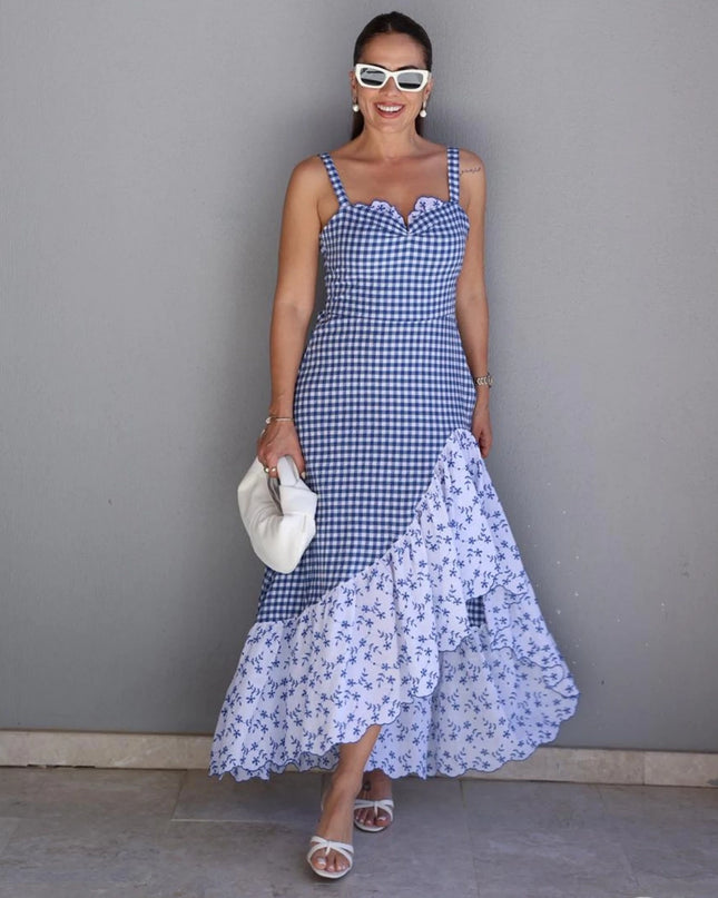 Ashly Strappy Asymmetrical Dress