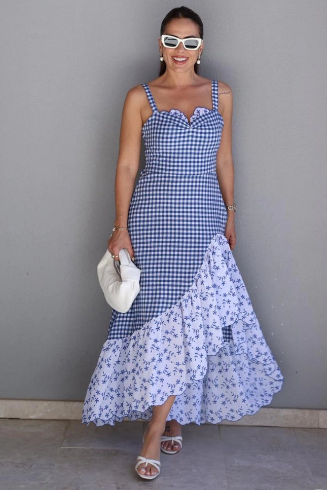 Ashly Strappy Asymmetrical Dress