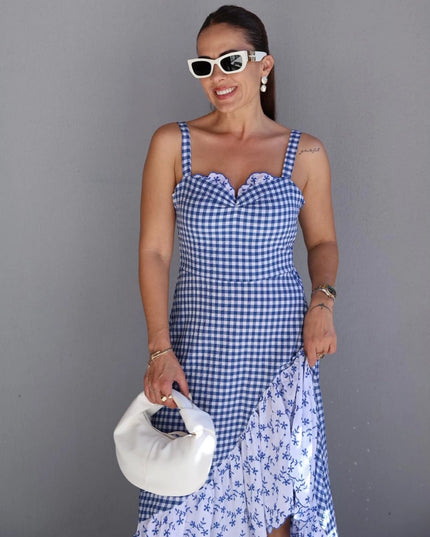Ashly Strappy Asymmetrical Dress