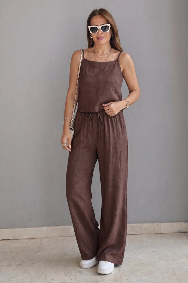 Mandy Top With Trousers Set