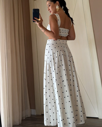 Polka Dot Skirt Set