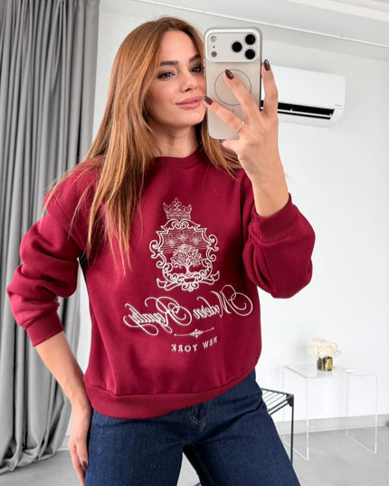 Lesar Burgundy Sweatshirt